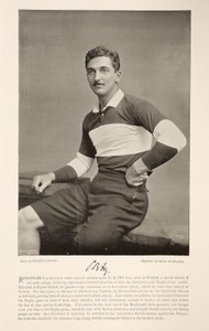 C.B. Fry, a híres futballistákból, 1895 alkotó: English Photographer